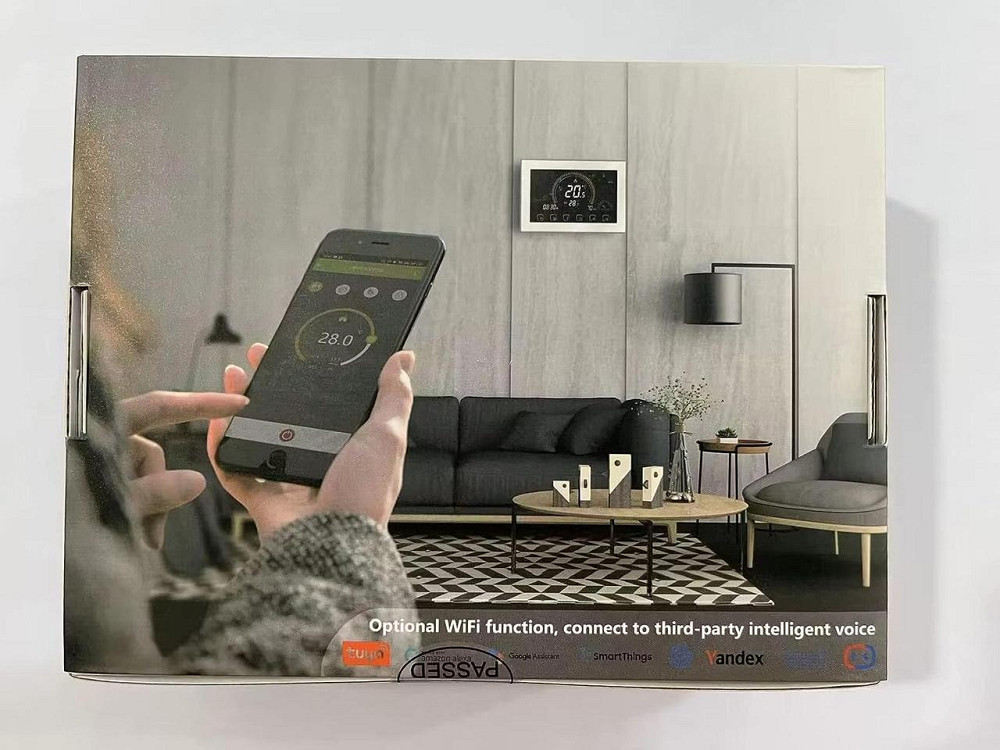Розумний сенсорний WiFi термостат BecaSmart BHT-8000GA/GB 16A — Програмований регулятор температури для електричної теплої підлоги Київ - фото 6