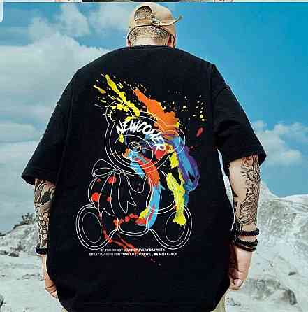 Футболка чоловіча с принтом  48 Чорний 2664093675 Дніпро