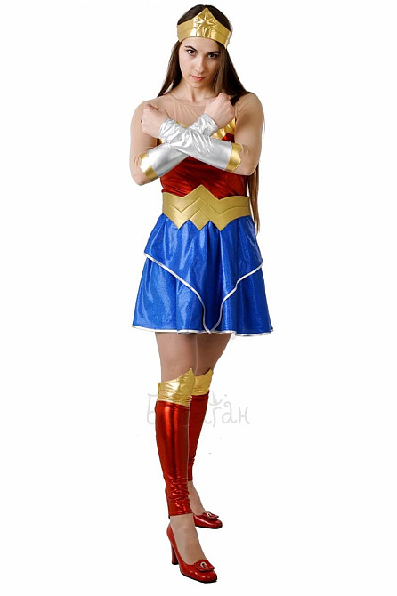 КОСТЮМ ДИВО ЖІНКИ (WONDER WOMEN) РОЗМІР УНІВЕРСАЛЬНИЙ Київ - фото 4