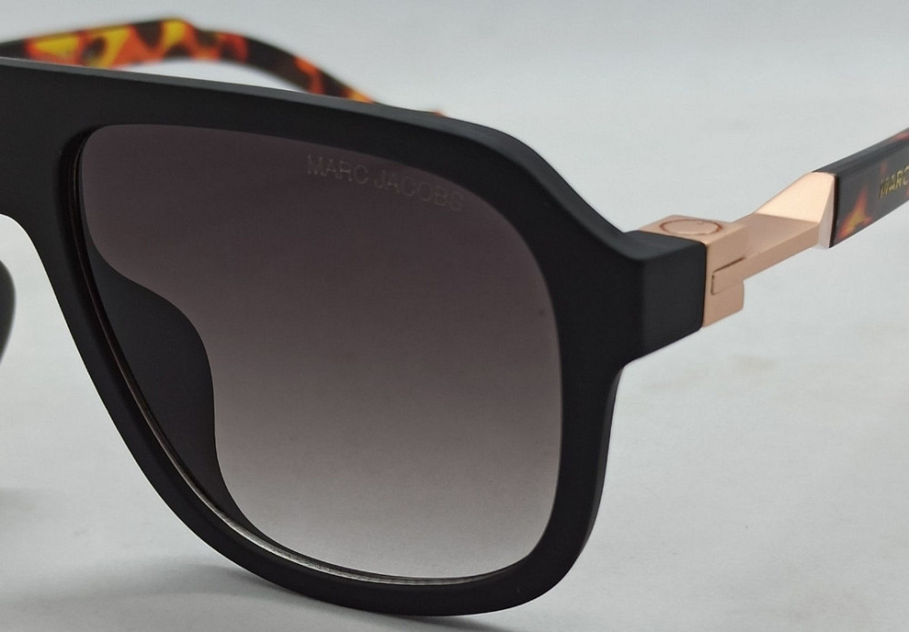 Брендовые очень красивые очки унисекс черные дужки тигровые градиент Киев - изображение 6