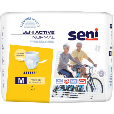 Підгузки для дорослих Seni Active Normal Medium 10 шт (5900516693046) Вінниця - фото 1