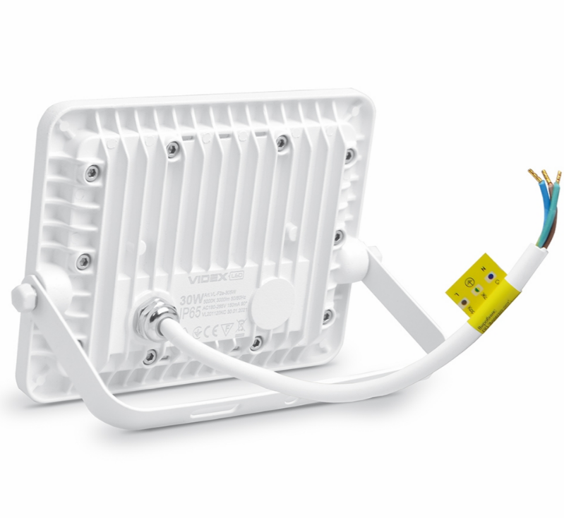 LED Прожектор 30W 5000К 220V білий VL-F2e-305W Videx Житомир - фото 4