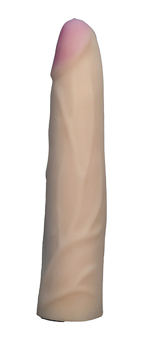 Насадка для страпона тілесна EGZO CIBERSKIN NSTR15 ( 17 см х 3,7 см ) Sex Aura Київ - фото 3