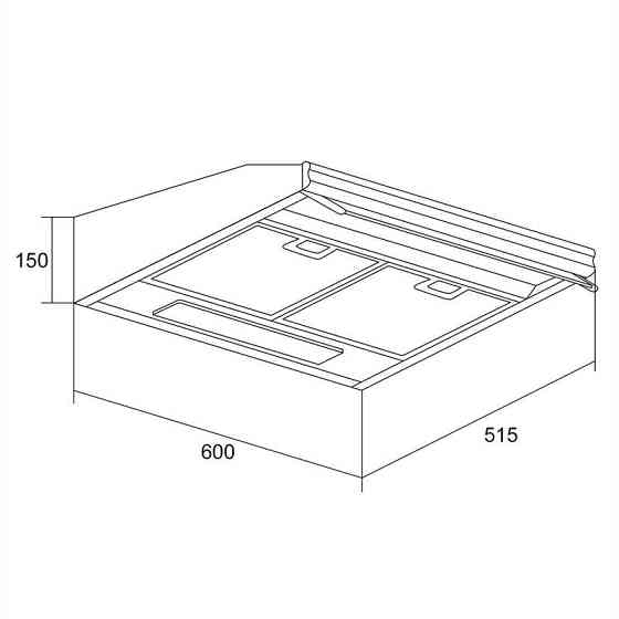 Рециркуляційний комплект для витяжки Purista 60 см 190 м3/год 2 фільтри з активованим вугіллям (Німеччина, Рівне