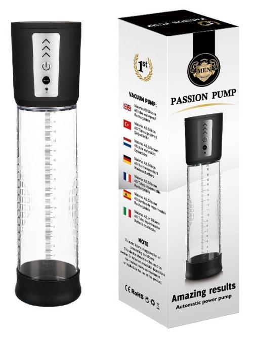 Автоматична вакуумна помпа із зарядкою від USB CANWIN Passion Pump - P058AU Sex Aura Київ - фото 1
