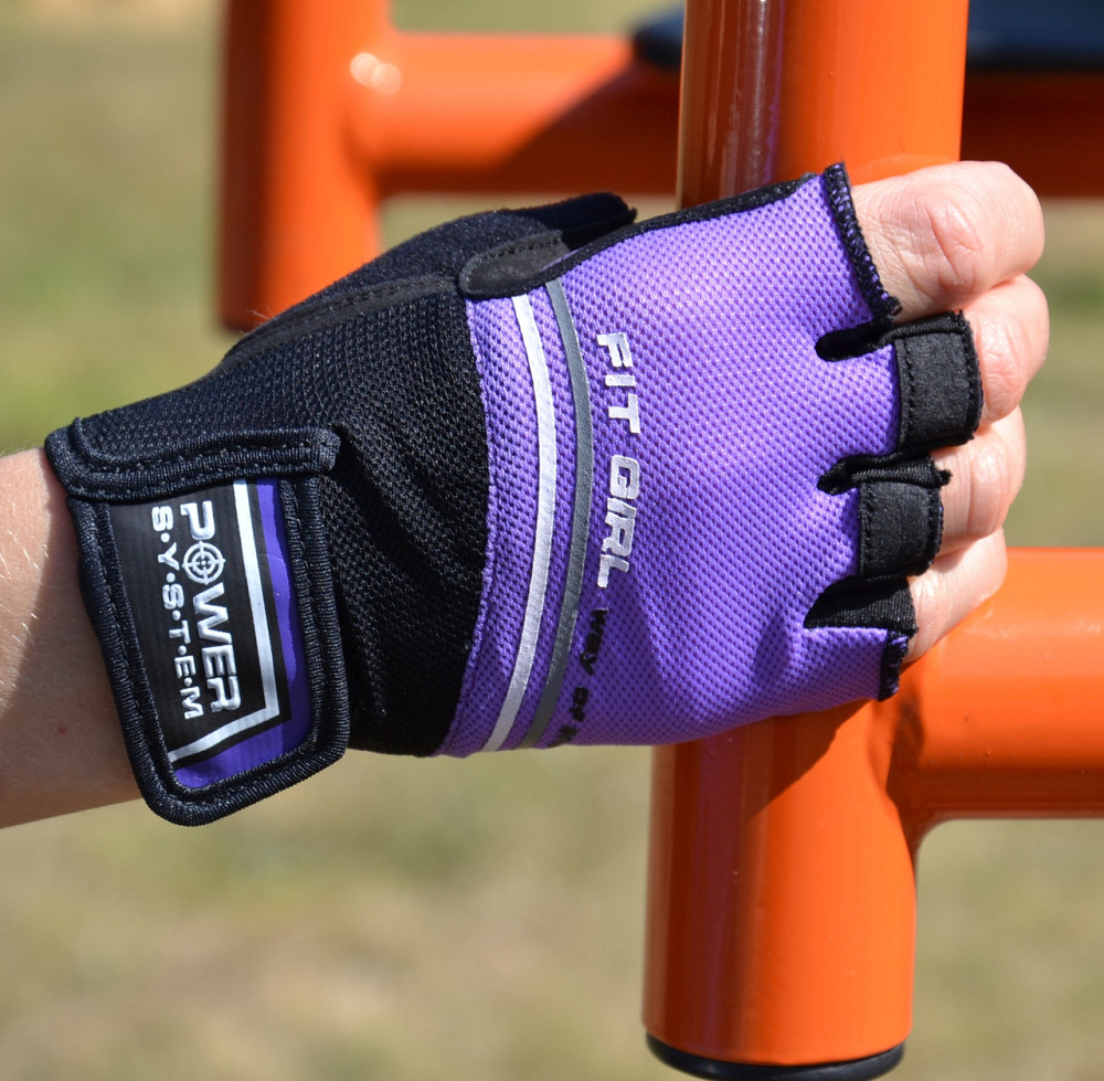 Рукавички для фітнесу Power System PS-2920 Fit Girl Evo Purple S Киев - изображение 8