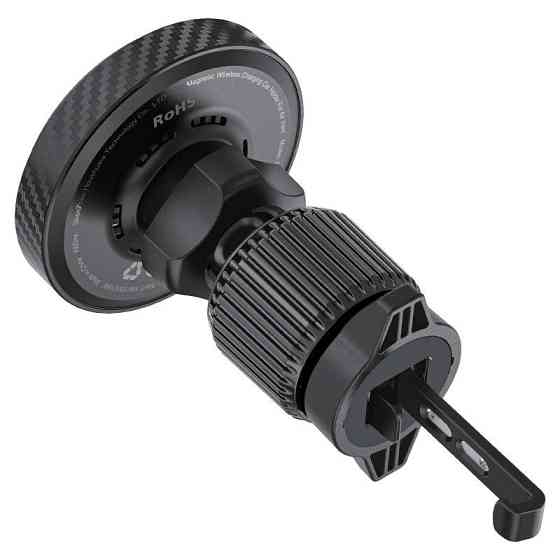 Автотримач для телефона з БЗП ACEFAST D33 Qi2 magnetic wireless charging car holder for air vent Black Київ