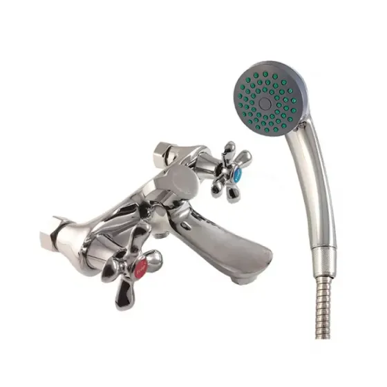 Змішувач для ванни з душовим гарнітуром Frap H731 F32731-B хром Київ