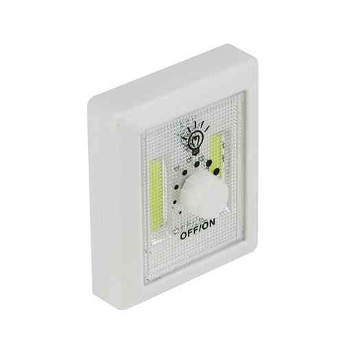 LED світильник настінний з регулятором на батарейках, магніт і липучка Вінниця