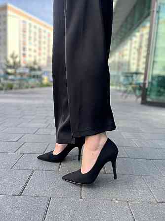 Q&Q Туфлі жіночі QQ QQ18-1 чорні (весна-осінь, еко-замша) (5813) 41 Коломия