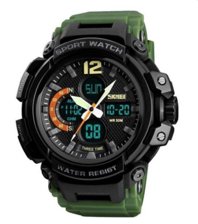 Часы наручные SKMEI 1343AG, ARMY GREEN, 9744 Днепр