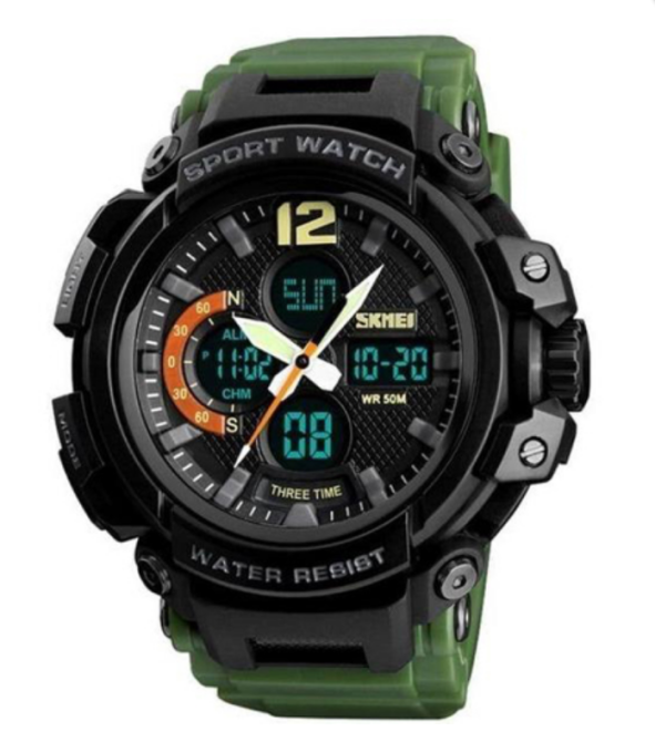Годинники наручні SKMEI 1343AG, ARMY GREEN, 9744 Дніпро - фото 1