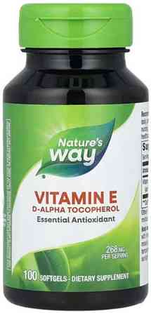 Вітамін Е Nature's Way Vitamin E 268 мг 100 гелевих капсул Київ
