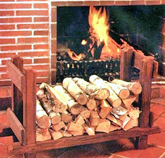 Дровниця дерев'яна "Лімерик" капучино Миколаїв - фото 1