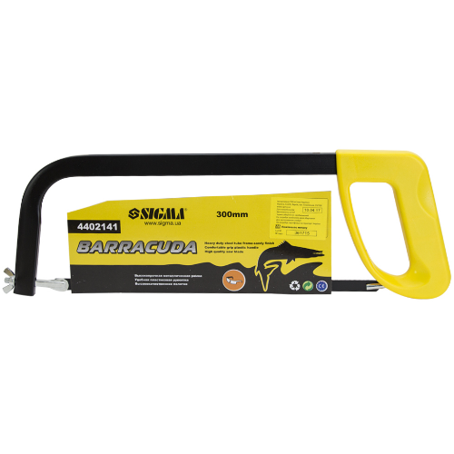 Ножівка по металу 300мм з пластиковою ручкою Barracuda SIGMA Житомир - фото 4