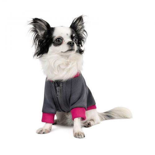 Толстовка Pet Fashion «Bim» для собак, размер М, серая Винница - изображение 3