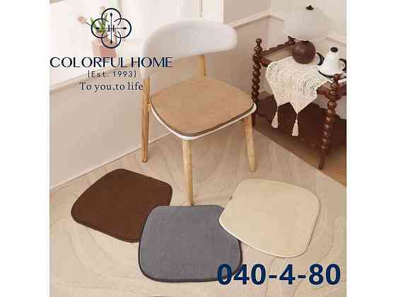 Подушка 43*46 на стул серый арт.040-4 ТМ COLORFULHOME Киев