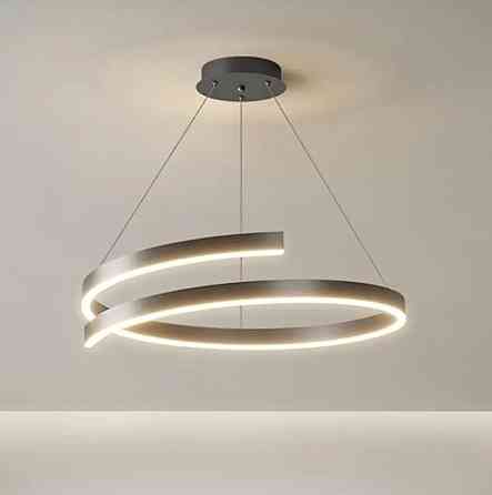 Светодиодная люстра Гамма PJ906 (60см) Черная Киев