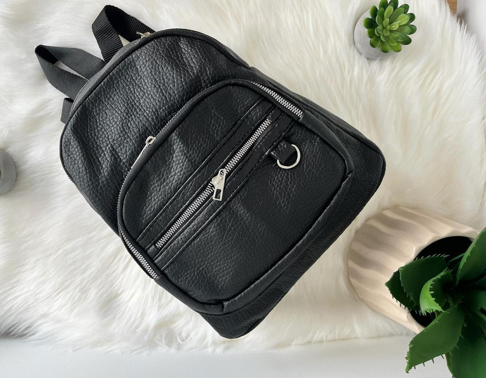 Рюкзак городской молодежный женский черный Киев - изображение 1