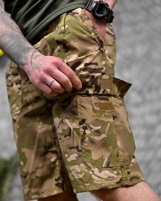 Мужские тактические шорты мультикам облегченная ткань, с карманами Одесса - изображение 10