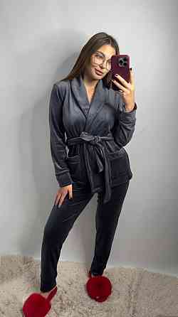 Домашній костюм шаль Графіт XS Харків