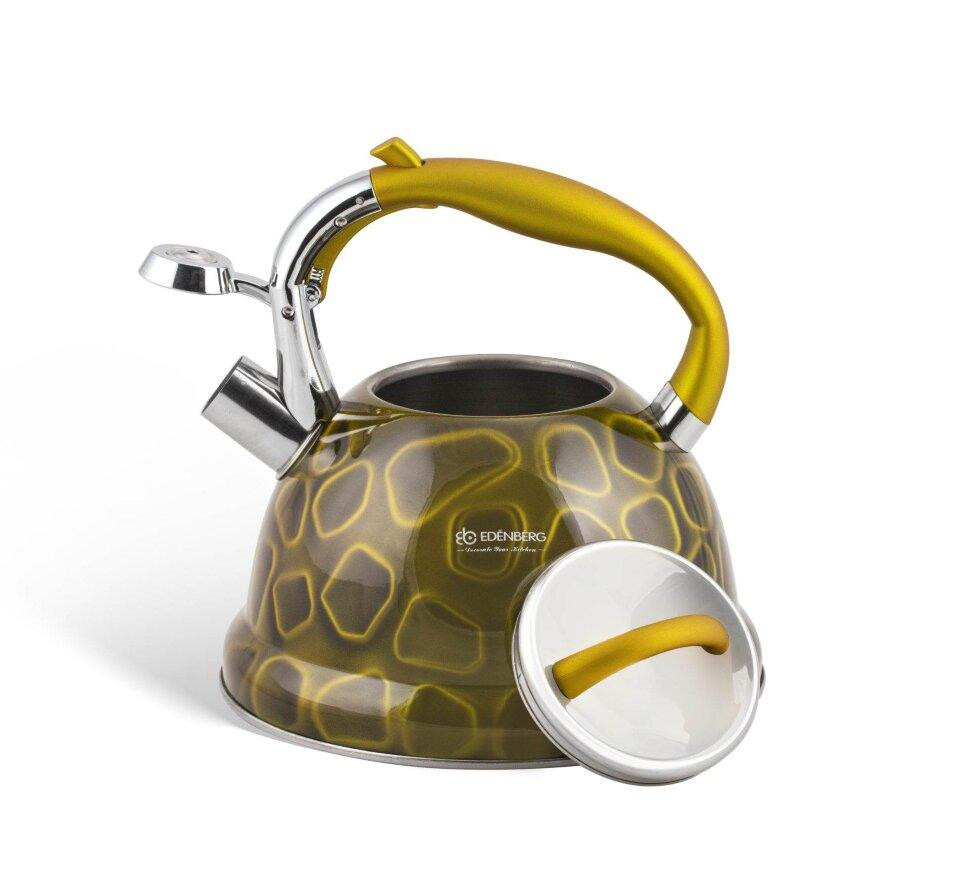 ЧАЙНИК (НЕРЖАВЕЙКА) 3Л СО СВИСТКОМ - EDENBERG - EB-1910 Одесса - изображение 10