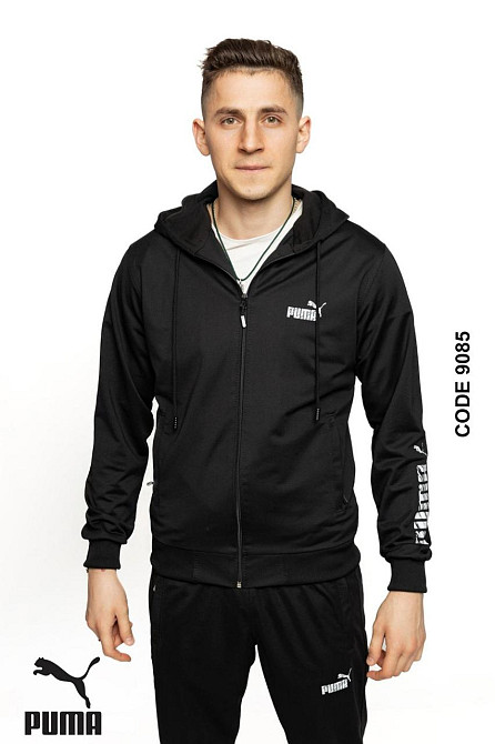 Мужской эластиковый спортивный костюм Puma,ткань лакоста Киев - изображение 2