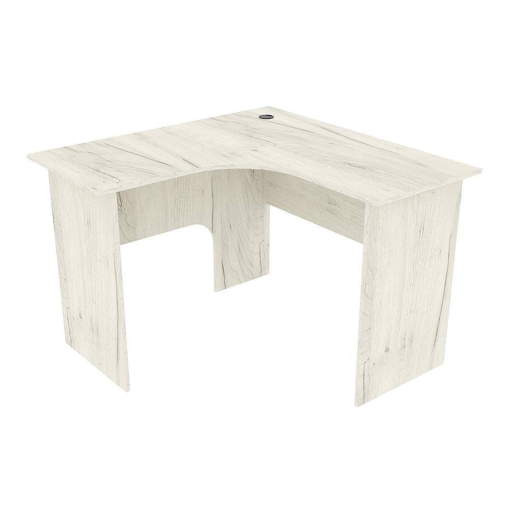 Стіл кутовий ОСК-1, Дуб Крафт Білий, 1100/1100/760 Львів - фото 1