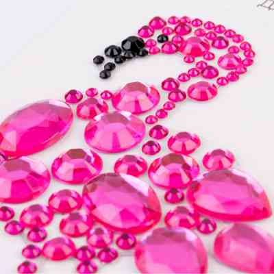 Набор для творчества Santi Фламінго зі страз самоклеючих 6х10 см (743026) Винница