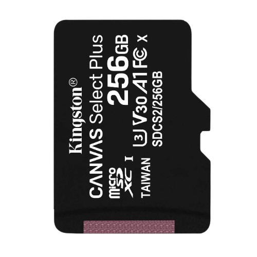 Карта памяти microSDXC 256Гб Class 10 (UHS-1) 100Мб/с Kingston Canvas Select Plus Житомир