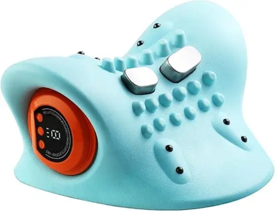 Массажер для шеи Neck Massager Pillow: беспроводная массажная подушка с подогревом, 3 режима, 6 уровней интенсивности Киев