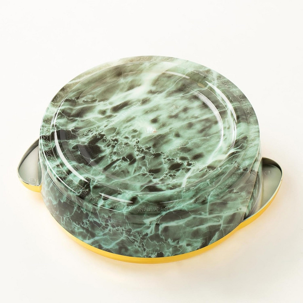 Набор термосов для еды 3в1 термоконтейнеры для сервировки стола, для хранения горячей и холодной пищи 2.5-2-1.5 л,зелёный Каменец-Подольский - изображение 5