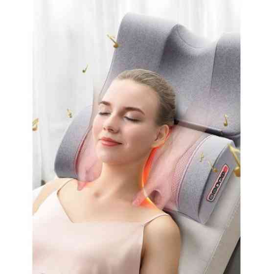 Масажна роликова подушка для шиї, спини та тіла Paradise Sound 501-С з функцією підігріву та музикою Київ