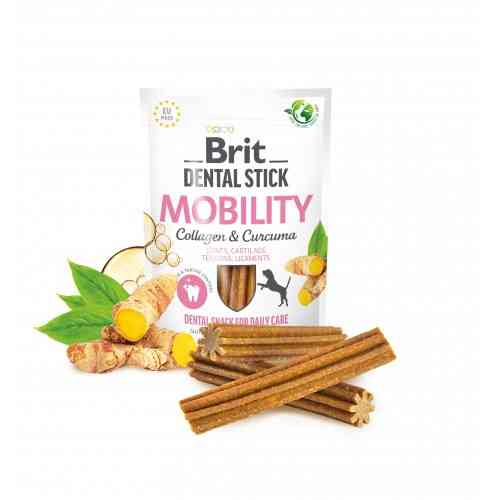 Ласощі для собак Brit Dental Stick Mobility для мобільності суглобів, колаген та куркума, 7 шт, 251 г Київ