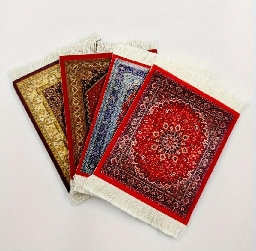 Подставка под чашку с ковровым орнаментом – подставка с резиновой основой, декоративная, 1шт. Киев - изображение 3