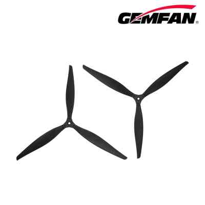 Пропелер для дрона Gemfan F1510 Folding 3 Blade Glass Fiber Nylon - Black 1CW + 1CCW (PMGNF1510-3A2) Вінниця
