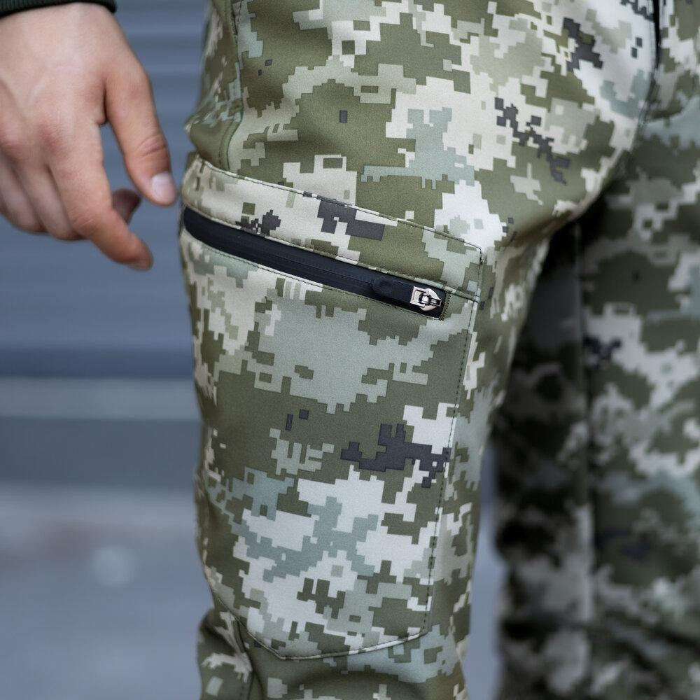 Штани карго чоловічі весняні з кишенями Піксель Pobedov Static Київ - фото 4