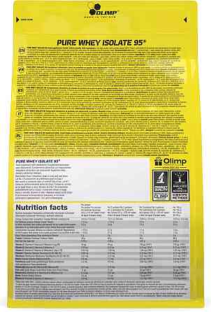 Протеїн Olimp Pure Whey Isolate 95 600 г, полуниця Луцьк