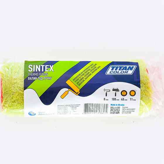 Валик меховой под ручку 8х48х180 мм, ворс 11 мм SINTEX (Midi. Maxi) 1 шт Ровно