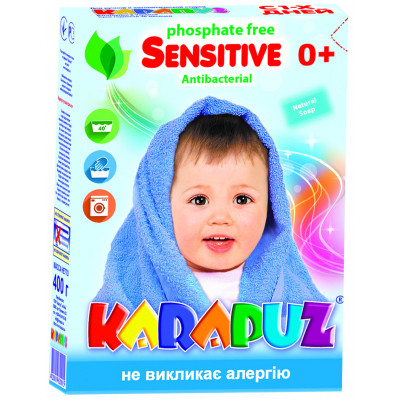 Пральний порошок Карапуз З перших днів життя 400 г (4820019620015) Вінниця - фото 1
