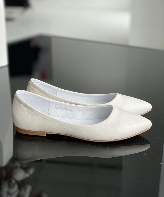 Arcoboletto Балетки жіночі Arcoboletto 0202 бежеві (весна-осінь, шкіра натуральна) (4626) 39 Коломыя - изображение 1