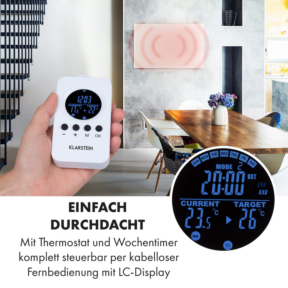 Інфрачервоний нагрівач Wonderwall Air Infinite 580 90x60 см 580 Вт настінний пульт дистанційного Рівне - фото 7