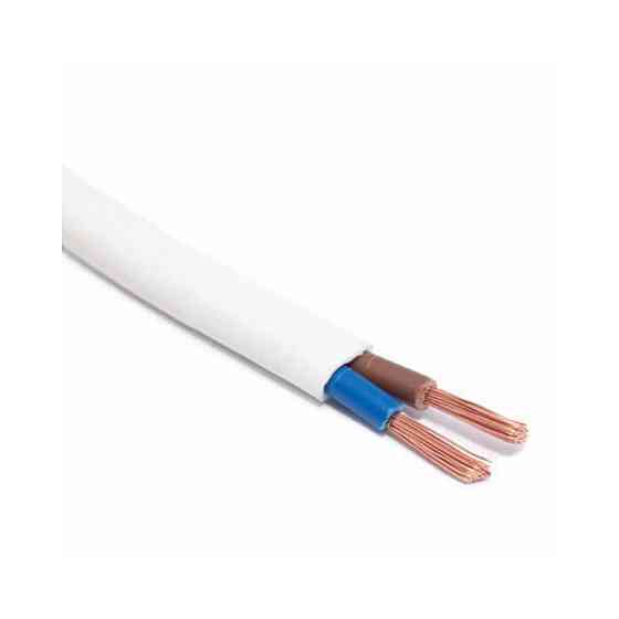 Кабель силовий в метрах ШВВПнгд 2х0,75 білий (1 метр) Київ