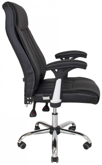 Офісне Крісло Керівника Richman Fabio Хром М2 AnyFix Чорний Київ - фото 3