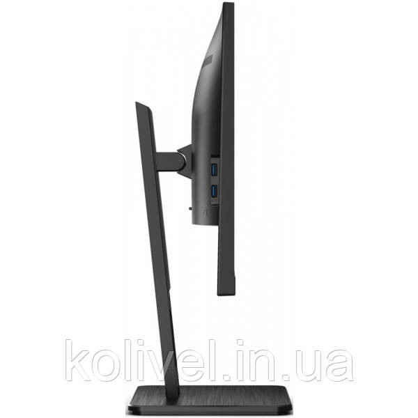 TFT 23.8" AOC 24P2Q, IPS, 75Гц, DP, HDMI, DVI, D-Sub, USB хаб, HAS, Pivot, колонки, чорний (24P2Q) Київ - фото 3