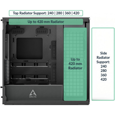 Корпус Arctic XTENDERVG B (ACPCC00016A) Вінниця - фото 7