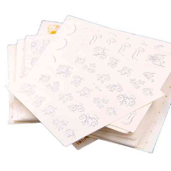 Набір наклейок для нігтів 30 штук - розмір наклейки 6*5см, інструкція по застосуванню є в описі Київ