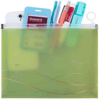 Папка на блискавці Axent zip-lock А5 Waves-3 (1498-42-A) Вінниця