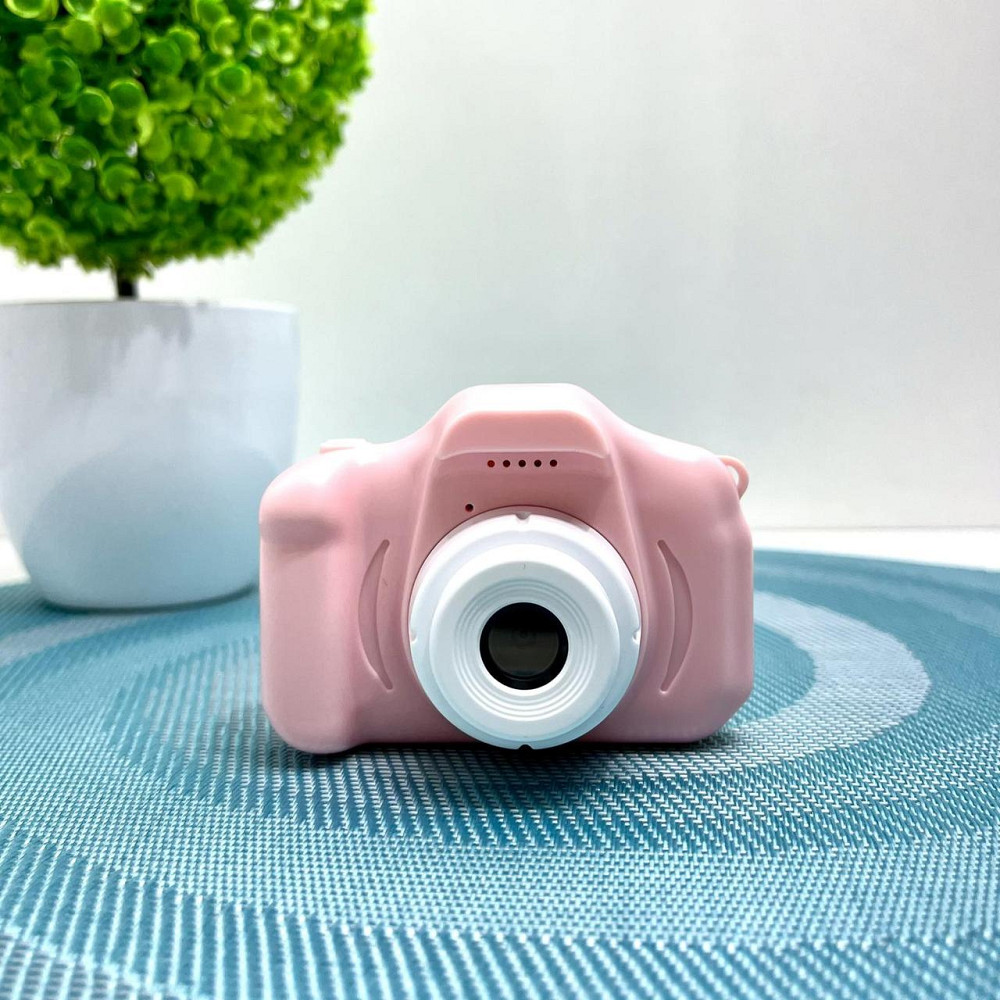 Фотоапарат дитячий відео фото гри прослуховування музики підтримує microSD Розовий (C 48359) Чернігів - фото 2