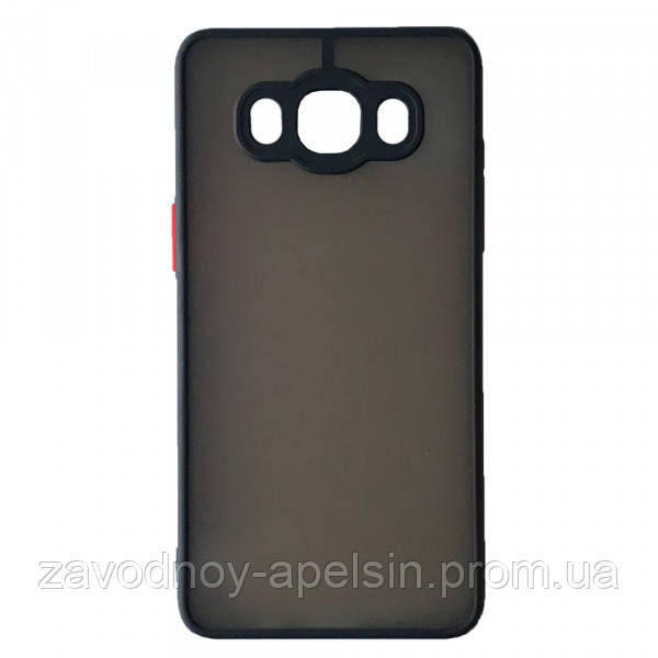 Samsung J5 2016 J510 Матовий чохол TPU+ PC (чорний) Одеса - фото 1